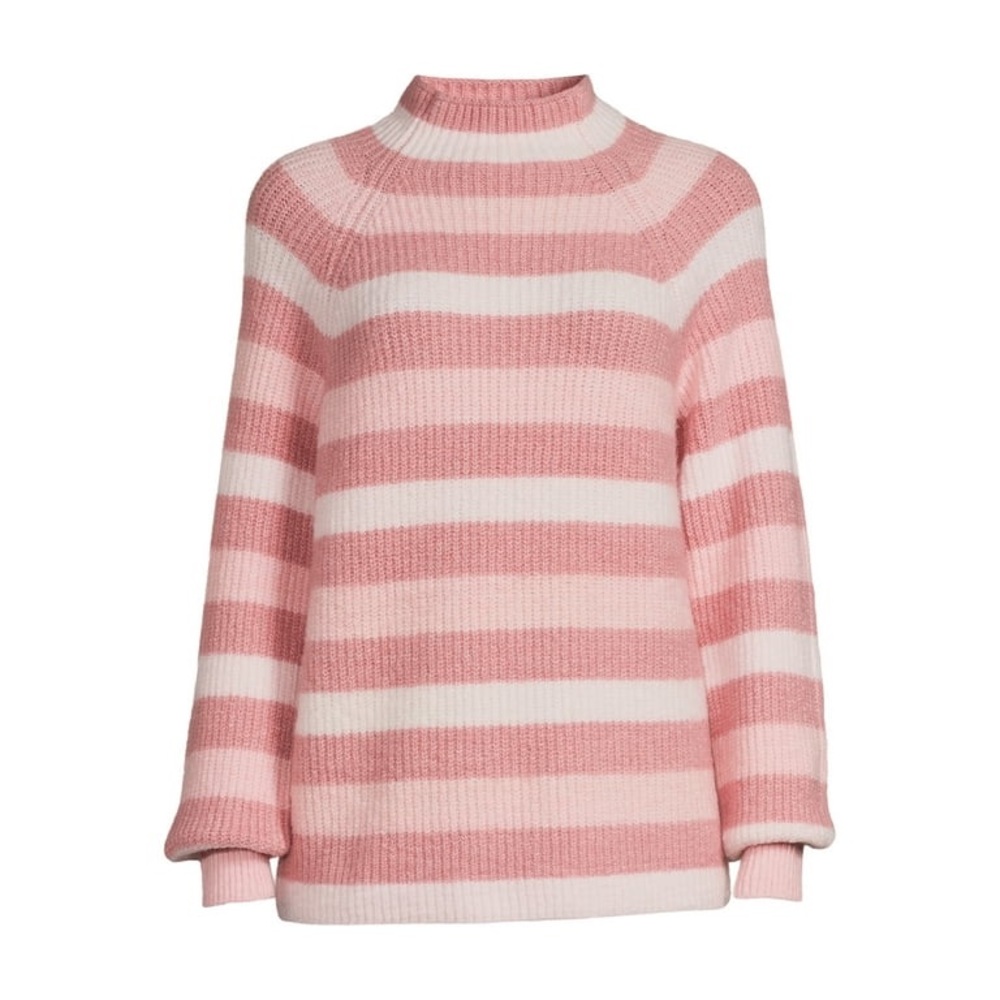 Time and Tru Women’s Pink Striped Sweater 🎀